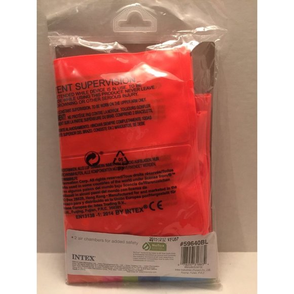 2 INTEX Swim Rings & Arm Bands Double Packs Kids Inflatable Tubes Floaties NEW - Picture 7 of 8